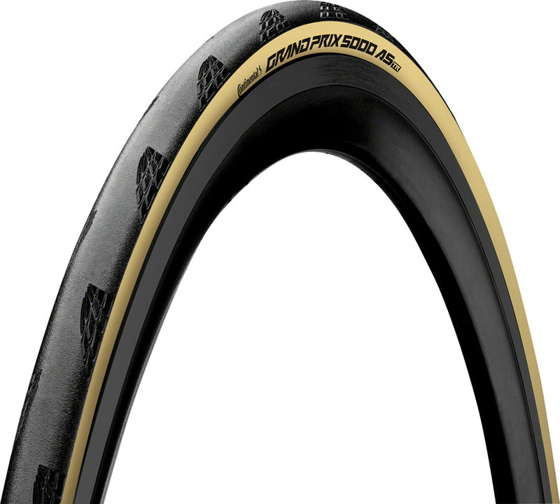 Continental Grand Prix 5000 All Season TR Tire - 700 x 25, Tubeless, Folding, Black/Cream, BlackChili, Vectran Breaker, LazerGrip