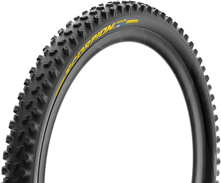 Pirelli Scorpion Race Enduro S Tire - 29 x 2.5, Tubeless, Folding, Yellow Label, DualWALL, SmartEVO DH