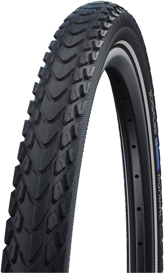 Schwalbe Marathon Mondial Tire - 700 x 35, Clincher, Folding, Black/Reflective, Evolution, TravelStar, V-Guard, DoubleDefense