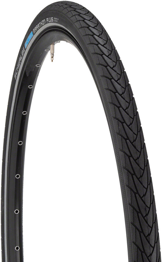 Schwalbe Marathon Plus Tire - 700 x 25, Clincher, Wire, Black/Reflective, Performance Line