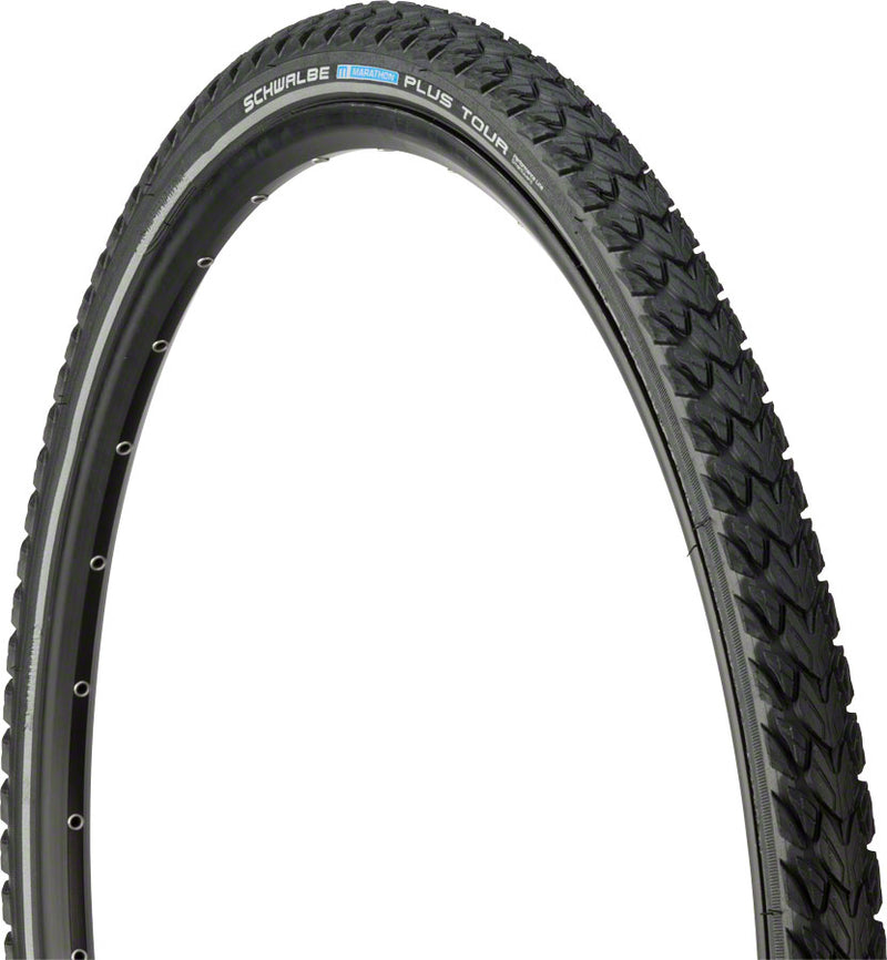 Schwalbe Marathon Plus Tour Tire - 700 x 35, Clincher, Wire, Black/Reflective, Performance Line