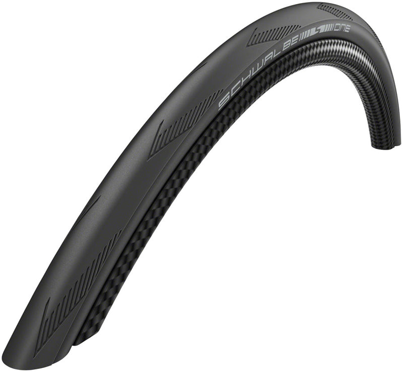 Schwalbe One Tire - 700 x 25, Clincher, Wire, Black, Performance Line, RaceGuard, Addix, E-25