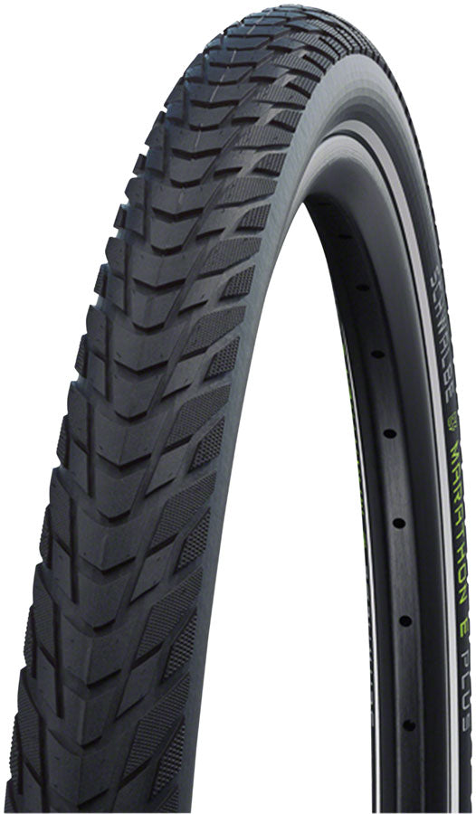 Schwalbe Marathon E-Plus Tire - 700 x 35, Clincher, Wire, Black/Reflective, Performance, Addix, SmartGuard