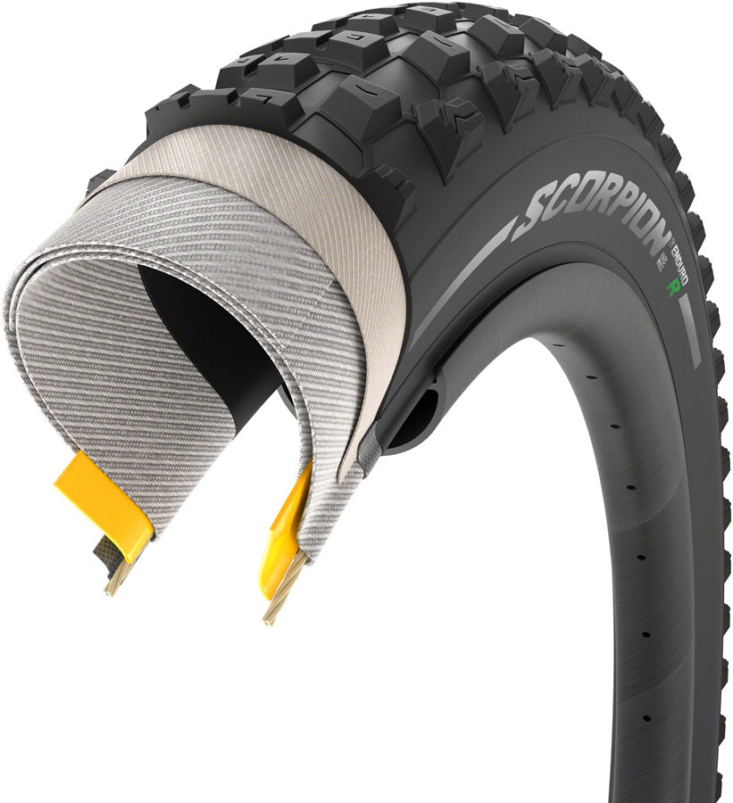 Pirelli Scorpion Enduro R Tire - 29 x 2.4, Tubeless, Folding, Black, ProWall, SmartGrip