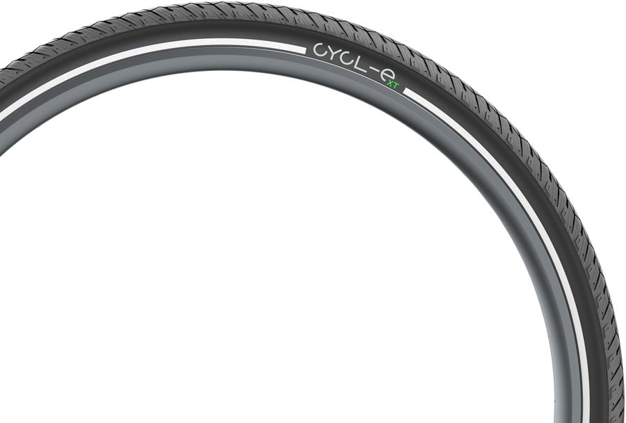 Pirelli Cycl-e XT Tire - 700 x 50, Clincher, Wire, Black, Reflective