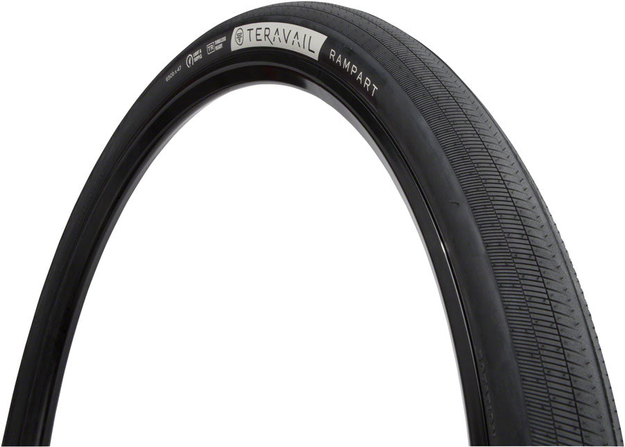 Teravail Rampart Tire - 650b x 47, Tubeless, Folding, Black, Light and Supple, Fast Compound