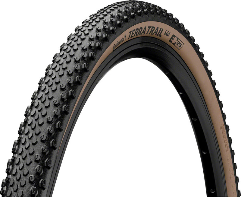 Continental Terra Trail Tire - 700 x 40, Tubeless, Folding, Black/Brown, PureGrip, ShieldWall System, E25