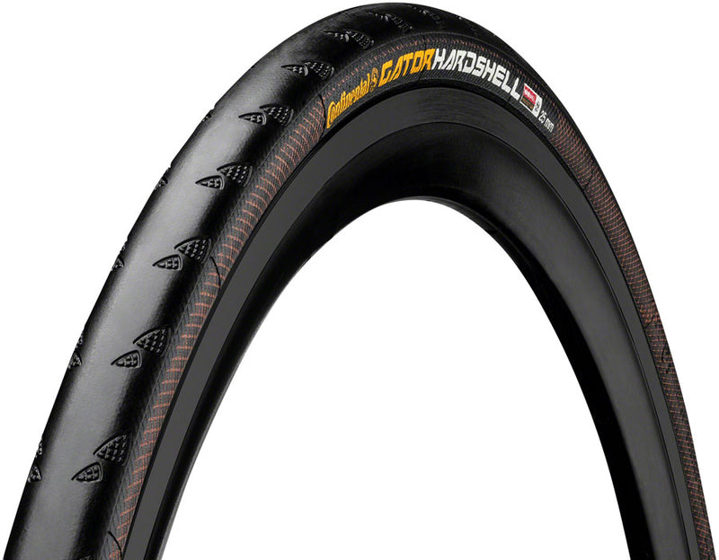 Continental Gator Hardshell Tire - 700 x 25, Clincher, Folding, Black, Hardshell