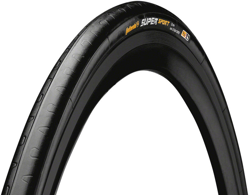 Continental Super Sport Plus Tire - 700 x 25, Clincher, Folding, Black, Plus Breaker