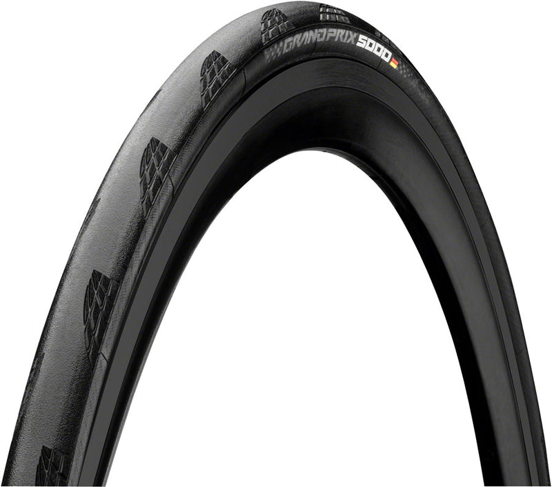 Continental Grand Prix 5000 Tire - 700 x 23, Clincher, Folding, Black, BlackChili, Vectran Breaker, LazerGrip, ACT