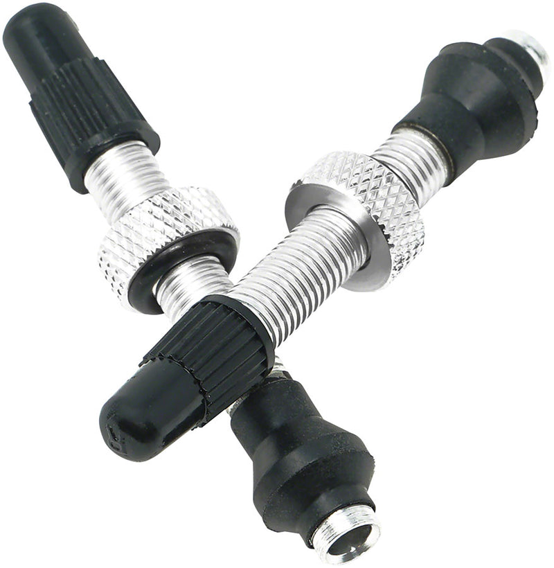 Industry Nine Tubeless Valves - 40mm, Silver, Pair