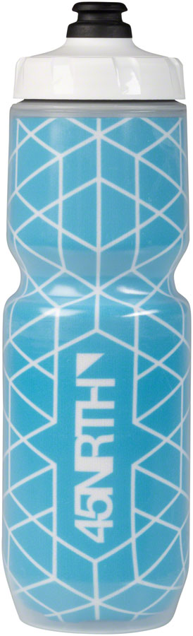 45NRTH Decade Insulated Purist Water Bottle - Black/Red/Blue Gradient, 23oz