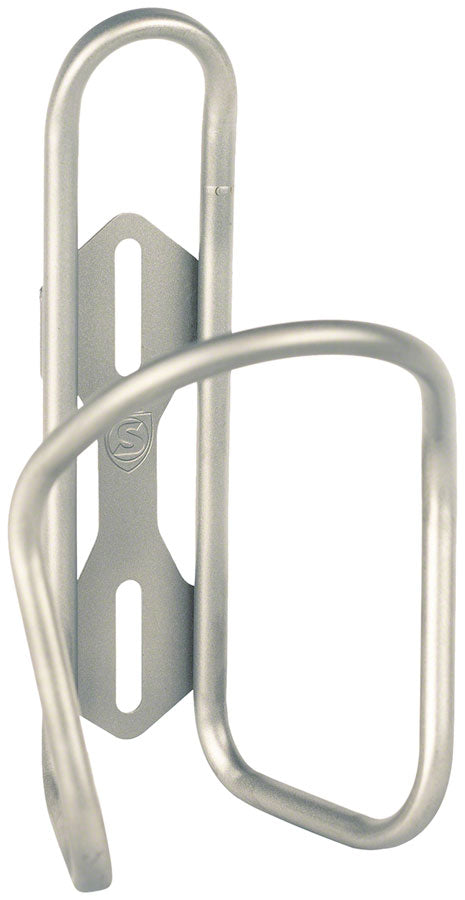 Silca Sicuro Water Bottle Cage - Titanium, Raw