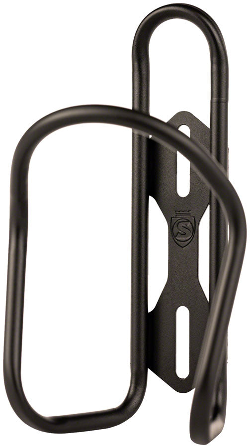 Silca Sicuro Water Bottle Cage - Titanium, Black