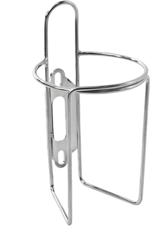 Velo Orange Retro Water Bottle Cage with Tab: Polish Stainless