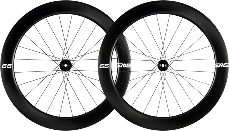 ENVE Composites 65 Foundation Wheelset - 700, 12 x 100/142mm, Center-Lock, HG 11, Black