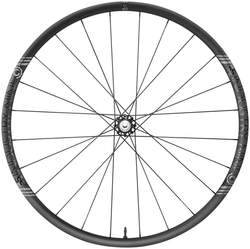 Industry Nine AR25 Front Wheel - 700, 12 x 100mm, Center-Lock, Black