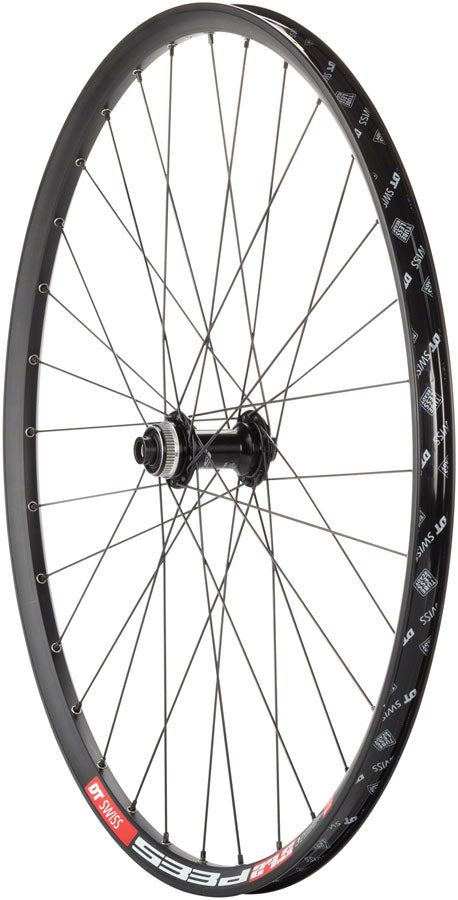 Quality Wheels 105/DT 533d Front Wheel - 27.5", 12 x 100mm, Center-Lock, Black