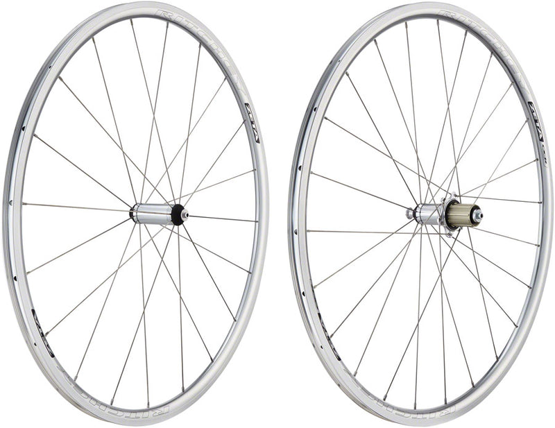 Ritchey Classic Zeta Wheelset - 700c, QR x 100 mm, QR x 130 mm, Rim Brake, HG 11 Road, Silver