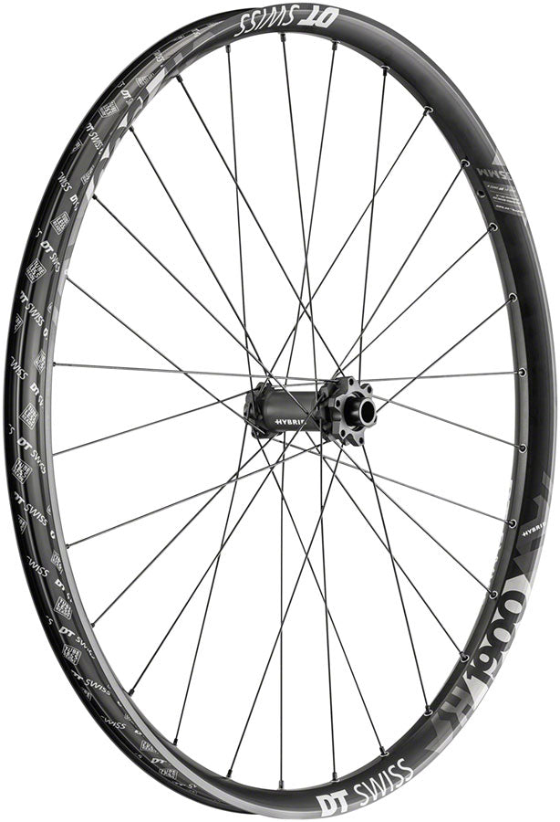 DT Swiss H 1900 Spline 35 Front Wheel: 27.5", 15 x 110mm, 6-Bolt, Black