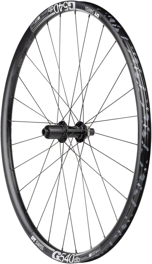 Quality Wheels Tiagra/G540 Rear Wheel - 700c, 12 x 142mm, Center-Lock, HG 11, Black