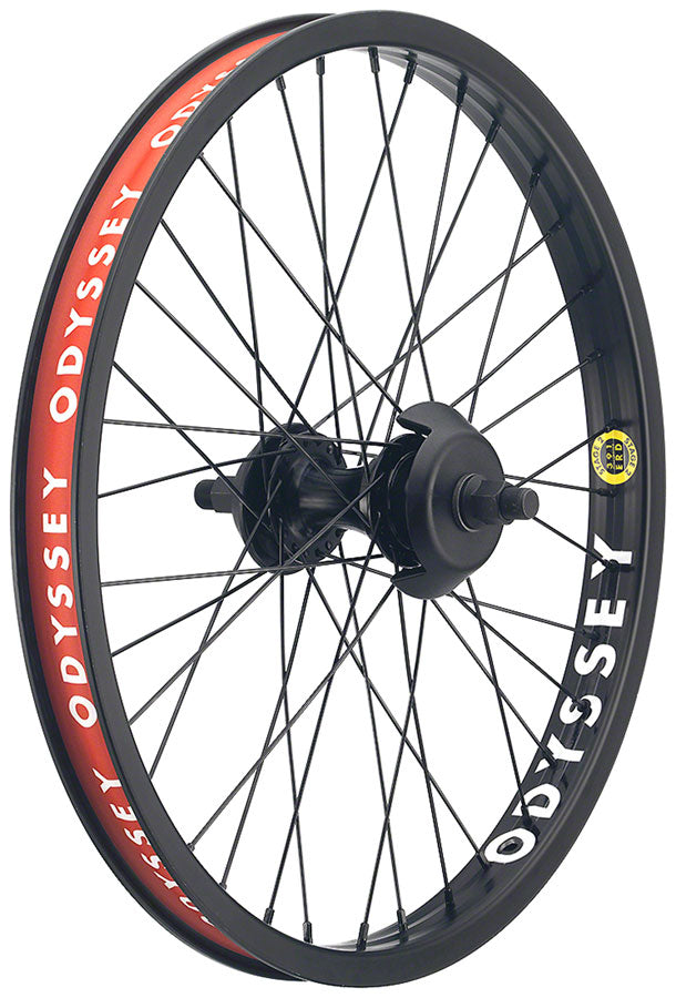 Odyssey Stage-2 Rear Wheel - 20", 14 x 110mm, Rim Brake, RHD Cassette, Black