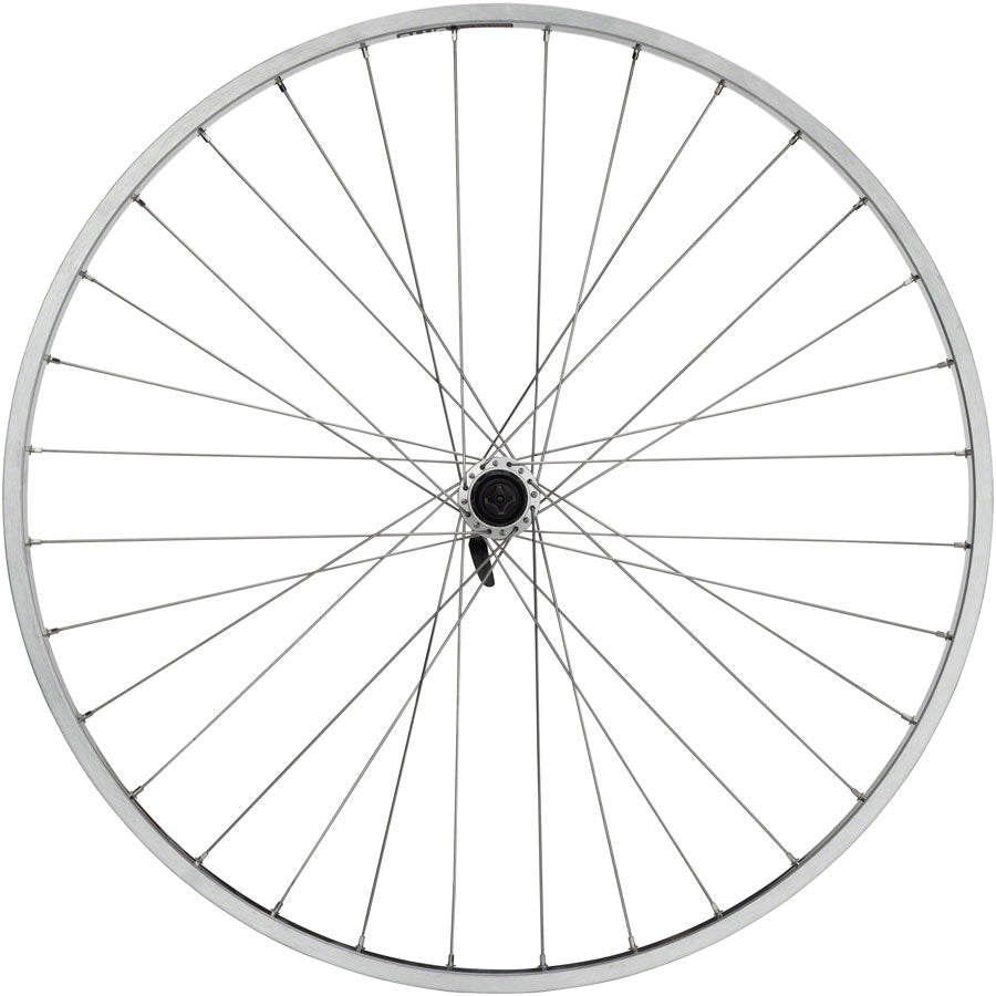 Quality Wheels CR-18 Rear Wheel - 27", QR x 130mm, Rim Brake, HG 10, Polished/Silver, Clincher