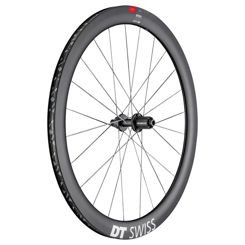 DT Swiss ARC 1100 DiCut 50 Rear Wheel - 700c, 12 x 142mm, Centerlock, HG 11 Road/XDR, Black