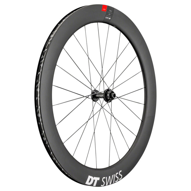 DT Swiss ARC1100 DiCut Front Wheel - 62mm, 700c, 12 x 100mm, Centerlock, Black