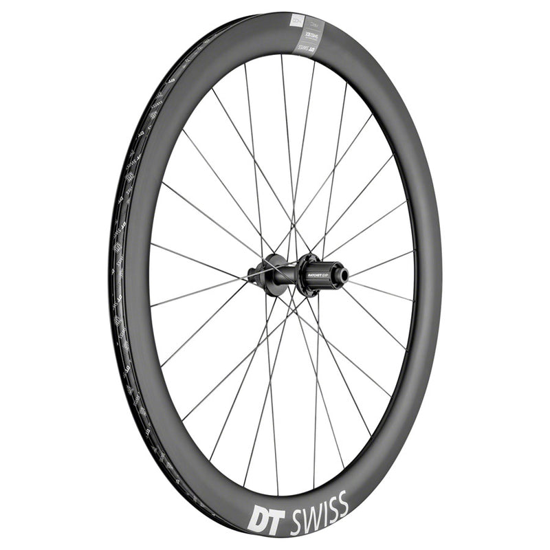 DT Swiss ARC1400 DiCut Rear Wheel - 50mm, 700c, 12 x 142mm, Centerlock, HG 11, Black