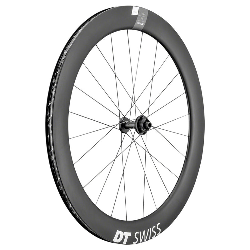 DT Swiss ARC1400 DiCut Front Wheel - 62mm, 700c, 12 x 100mm, Centerlock, Black