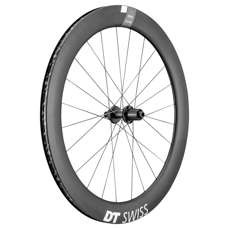 DT Swiss ARC1400 DiCut Rear Wheel - 62mm, 700c, 12 x 142mm, Centerlock, HG 11, Black