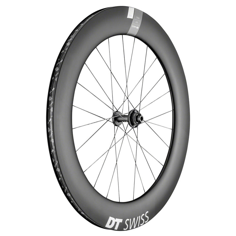 DT Swiss ARC1400 DiCut Front Wheel - 80mm, 700c, 12 x 100mm, Centerlock, Black