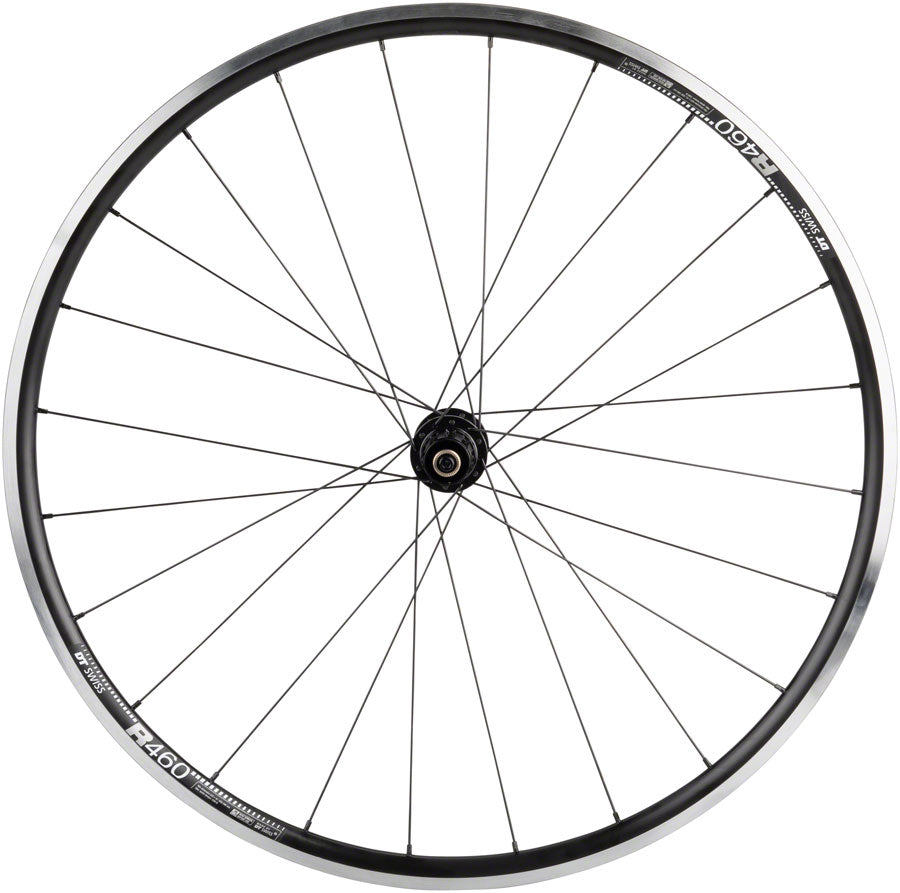 Quality Wheels DT 350/DT R460 Rear Wheel - 700, QR x 130mm, Rim Brake, HG 11 Road, Black