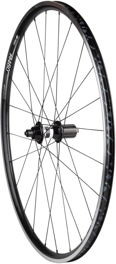 Quality Wheels DT 350/DT R460 Rear Wheel - 700, QR x 130mm, Rim Brake, HG 11 Road, Black