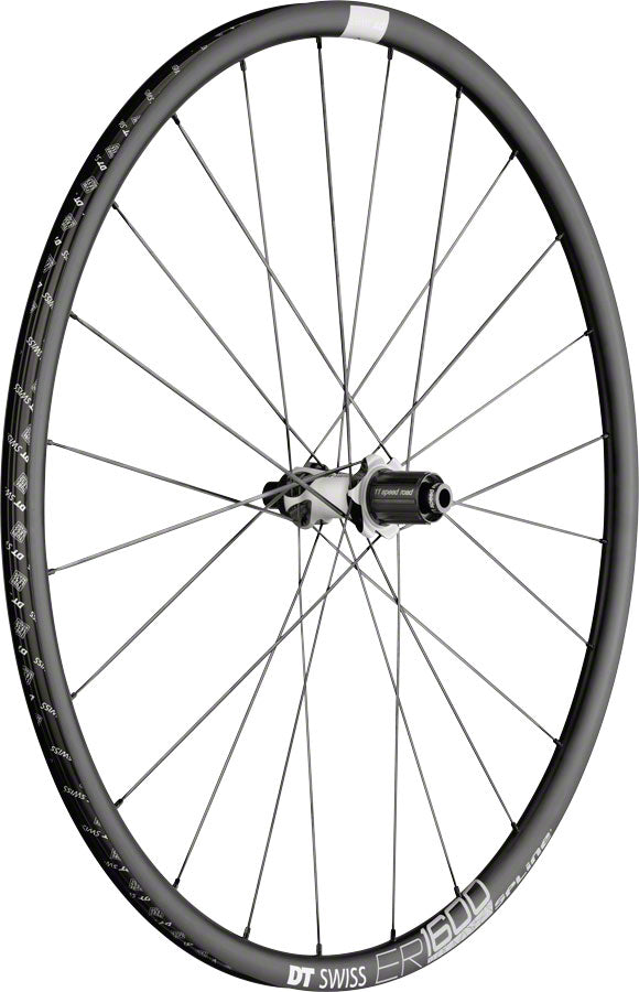 DT Swiss ER 1600 Spline 23 Rear Wheel - 700, 12 x 142mm, Center-Lock, HG 11, Black