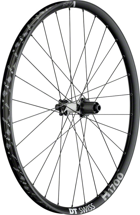 DT Swiss H 1700 Spline 30 Rear Wheel - 27.5", 12 x 148mm Boost, 6-Bolt, HG 11/XD, Black, Ebike