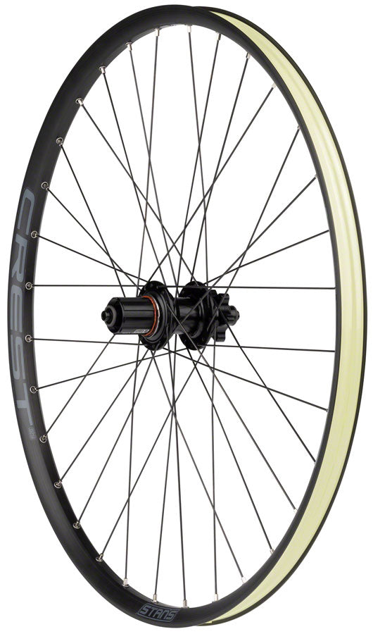 Stan's No Tubes Crest S2 Rear Wheel - 26", QR x 135mm, 6-Bolt, HG11