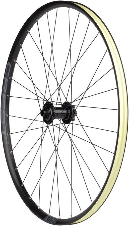 Stan's No Tubes Crest S2 Front Wheel - 29", 15 x 110mm, 6-Bolt, Black