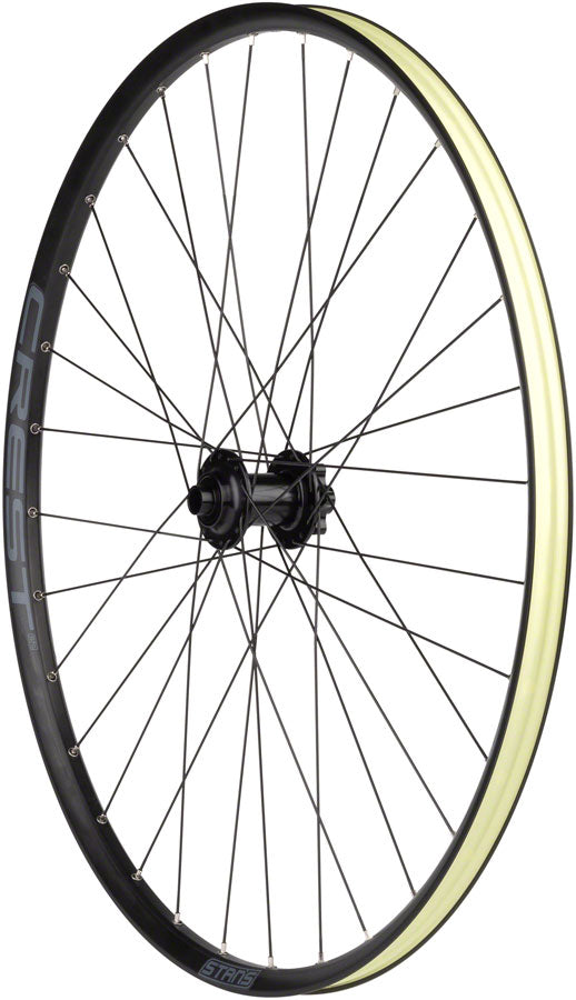 Stan's No Tubes Crest S2 Front Wheel - 29", 15 x 100mm, 6-Bolt, Black