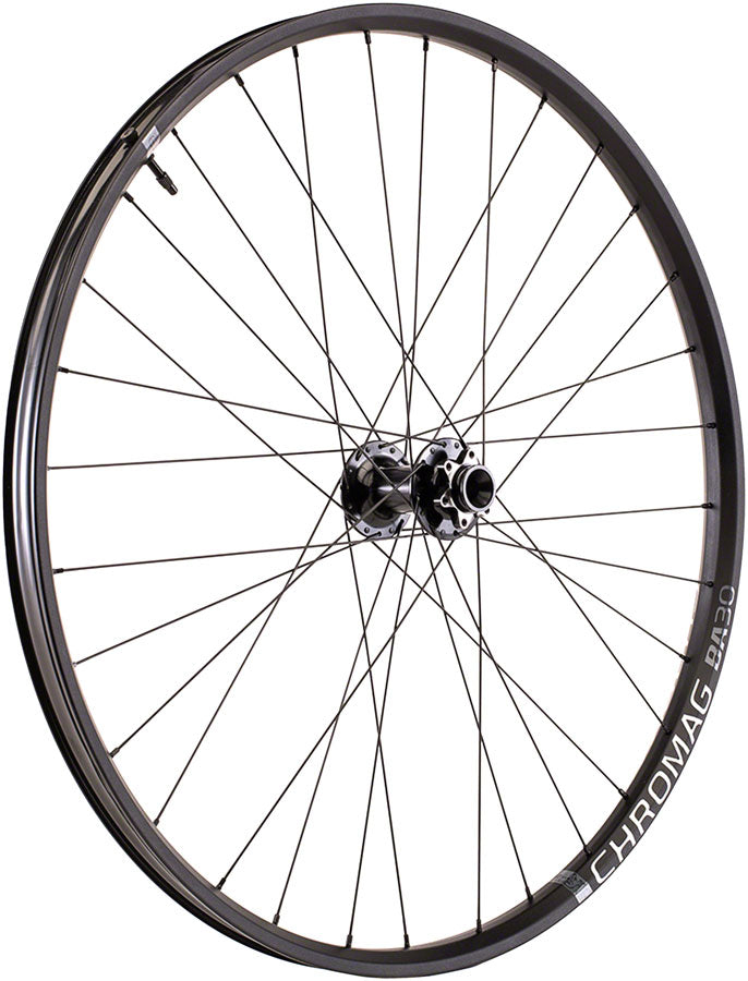 Chromag BA30 Front Wheel - 27.5", 15 x 110mm, 6-Bolt, Black