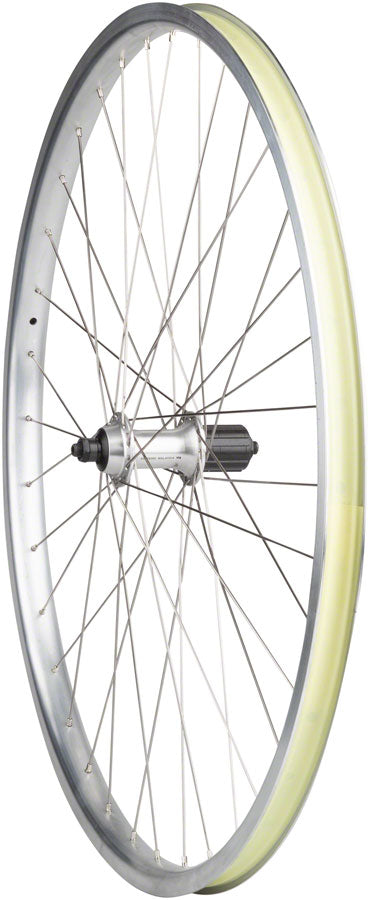 Quality Wheels Value HD Series Rear Wheel - 700, QR x 130mm, Rim Brake, HG 10, Silver, Clincher