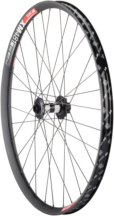 Quality Wheels DT 350/DT XM481 Front Wheel - 27.5", 15 x 110mm Boost, 6-Bolt, Black