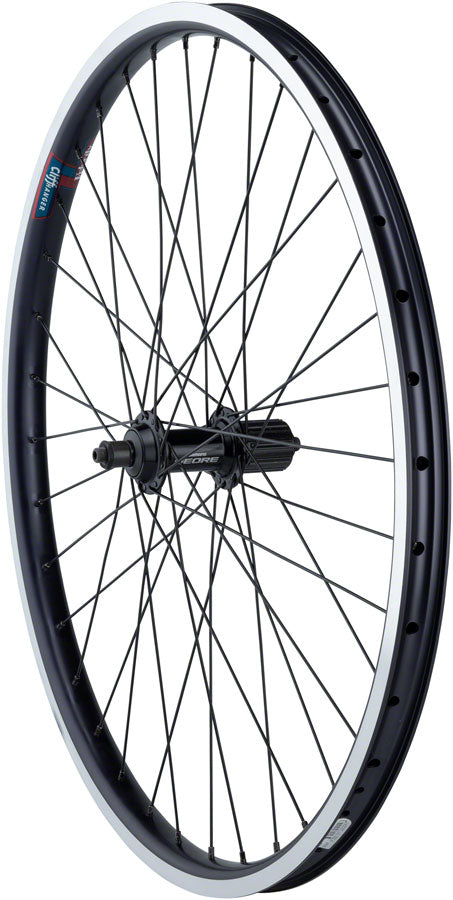 Quality Wheels Value HD Series Rear Wheel - 26", QR x 135mm, Rim Brake, HG 10, Black