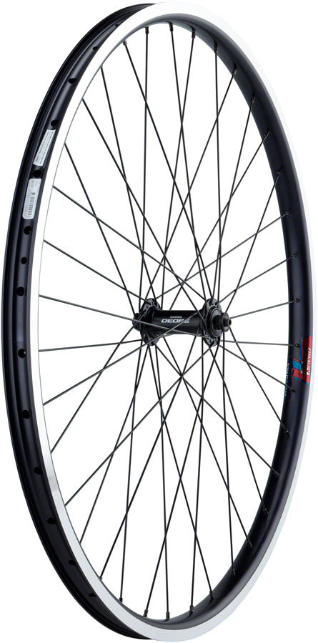 Quality Wheels Value HD Series Front Wheel - 700, QR x 100mm, Rim Brake, Black