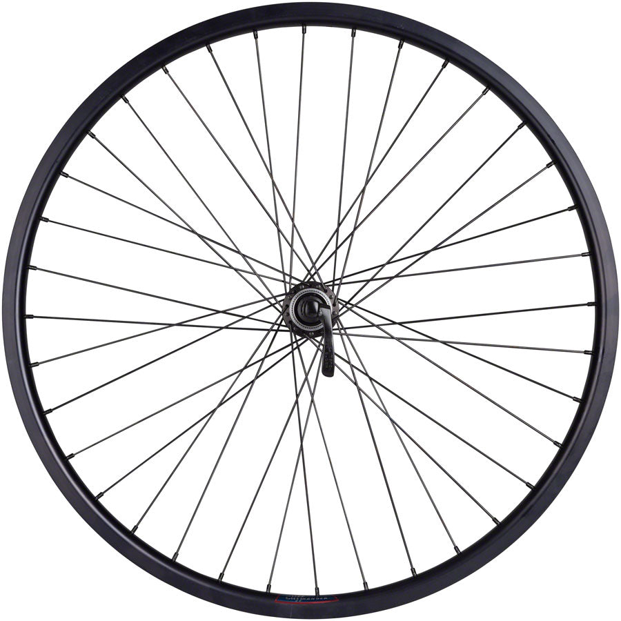 Quality Wheels Value HD Series Disc Front Wheel - 26", QR x 100mm, Center-Lock, Black