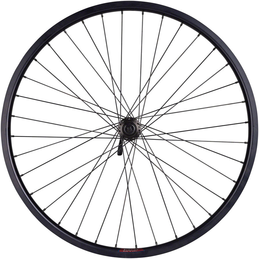 Quality Wheels Value HD Series Disc Front Wheel - 26", QR x 100mm, Center-Lock, Black