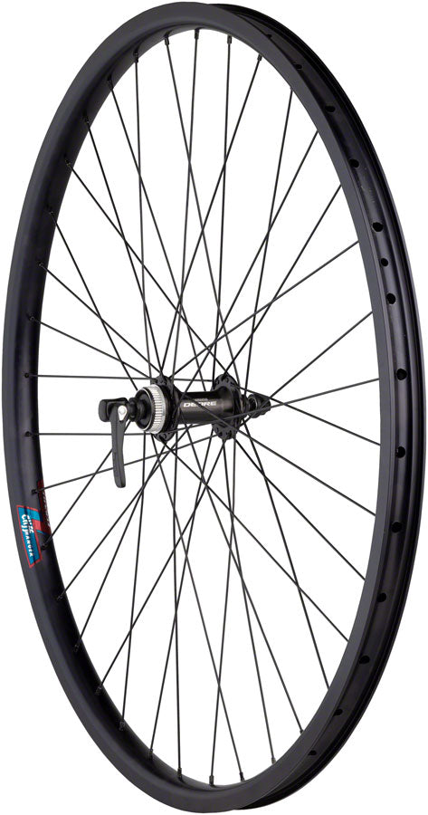 Quality Wheels Value HD Series Disc Front Wheel - 700, QR x 100mm, Center-Lock, Black