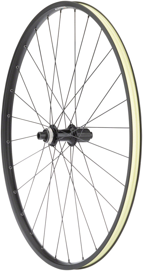 Quality Wheels Value Double Wall Series Disc Rear Wheel - 700, 12 x 142mm, Center-Lock, HG 11, Black