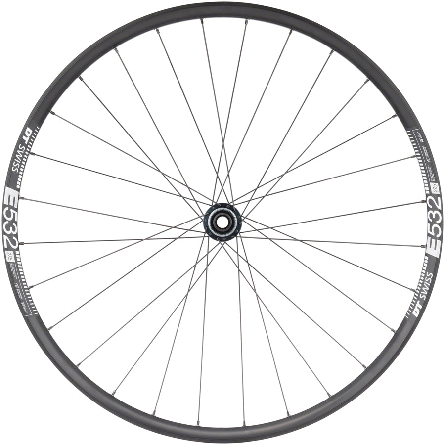 Quality Wheels Shimano SLX/DT E532 Front Wheel - 27.5", 15 x 110mm, Center-Lock, Black